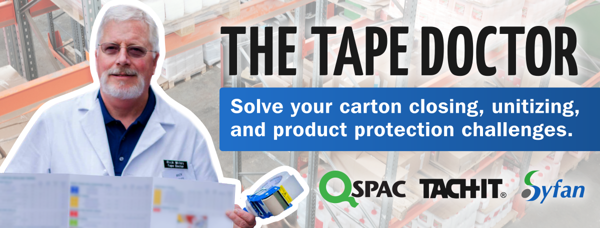 QSPAC 2 Pressure Sensitive Tape Dispenser